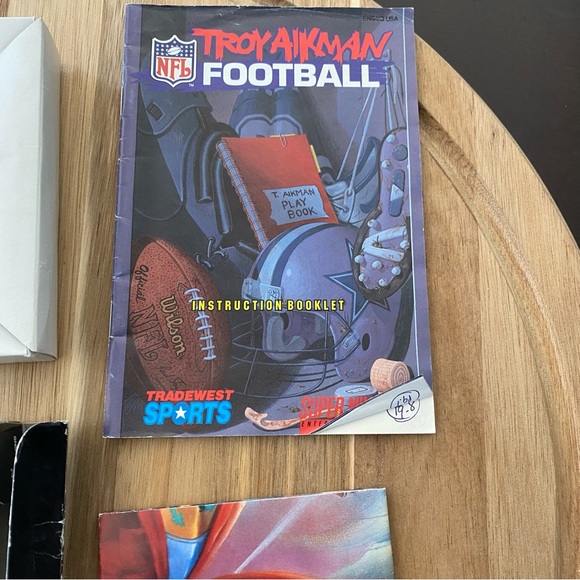 Troy Aikman NFL Football (Super Nintendo) SNES  COMPLETE IN BOX - Picture 6 of 7
